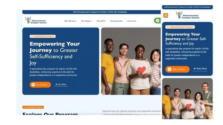 ACC | Estados Unidos, proyecto web de Ad Center